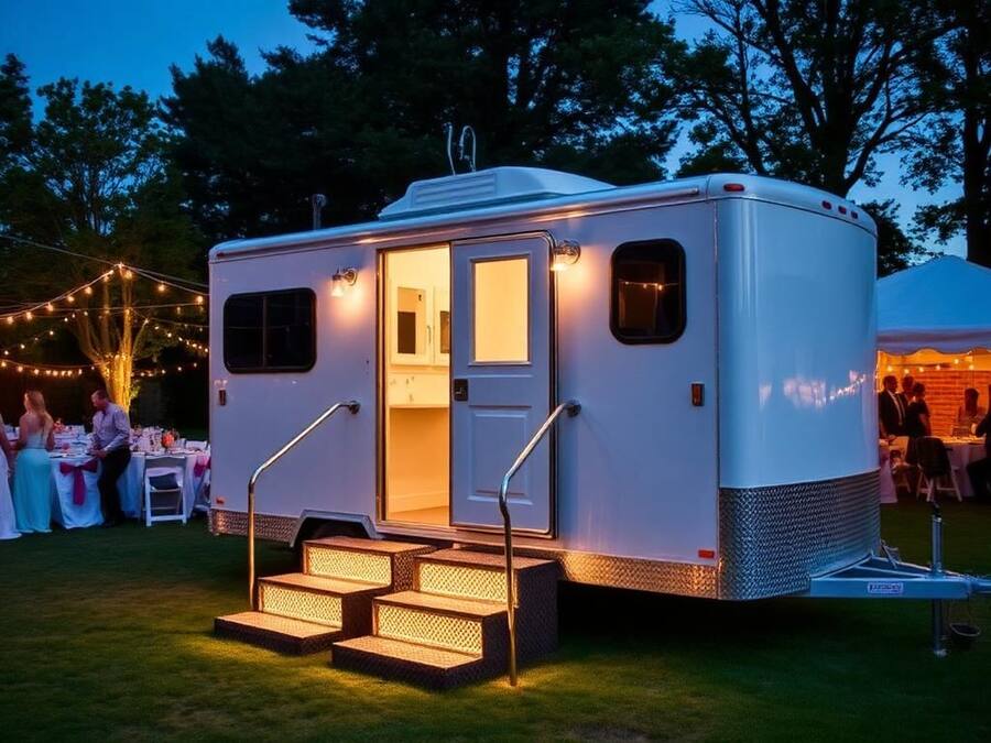 Luxury Restroom Trailer Rental